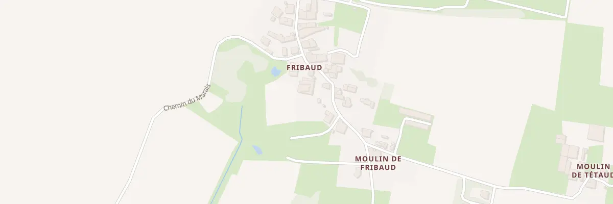 Plan du 40 Rue de Fribaud à Corme-Royal