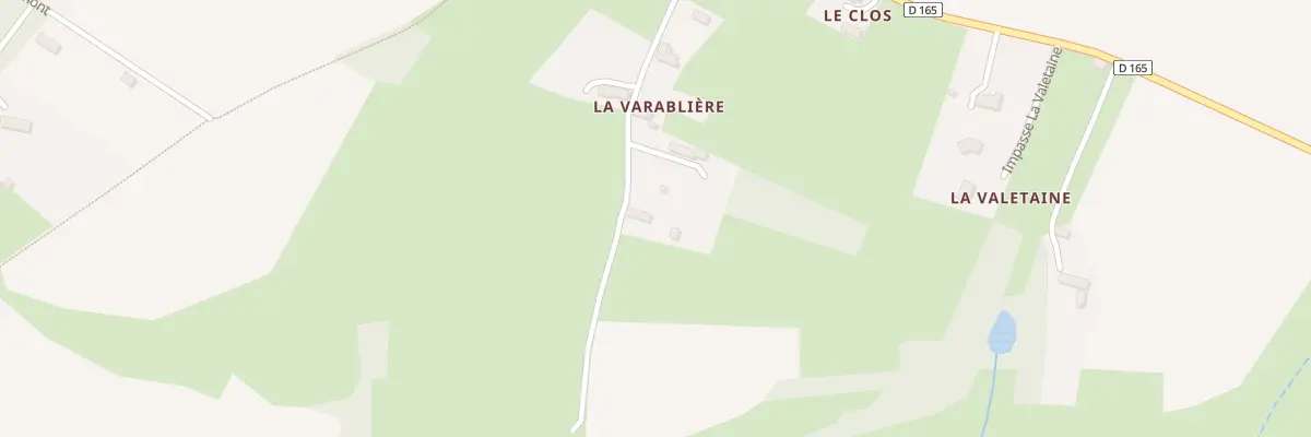 Plan du 5077 La Varabliere à Brémoy