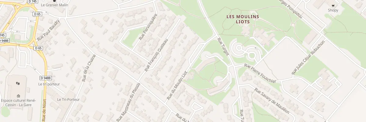 Plan du 17 Rue du moulin liot à Fontenay-le-Comte