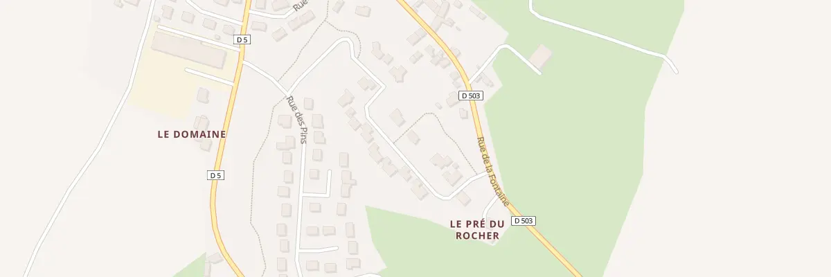 Plan du 9 Rue du Rocher à Brecé