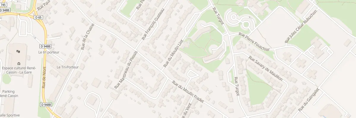 Plan du 8 Rue du moulin liot à Fontenay-le-Comte