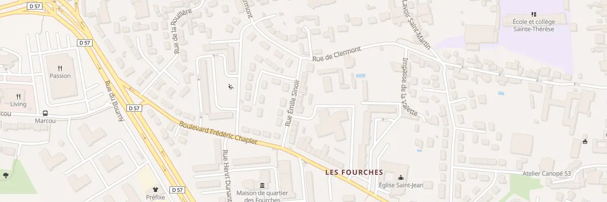 Plan du 13 Rue Emile Sinoir à Laval
