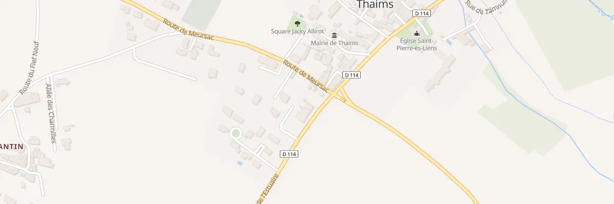 Plan du 6 Rte de l’Estuaire à Thaims