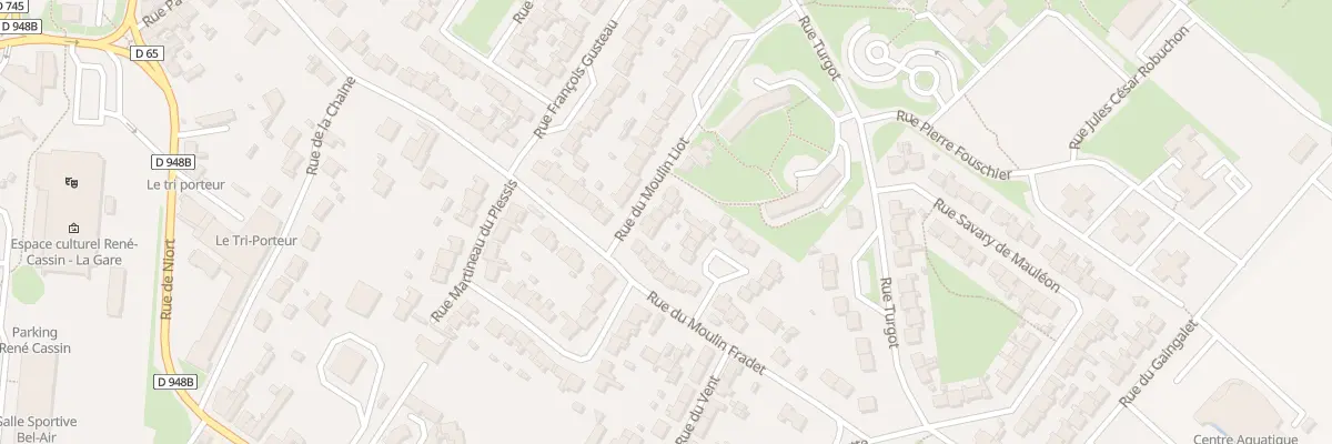 Plan du 6 Rue du moulin liot à Fontenay-le-Comte