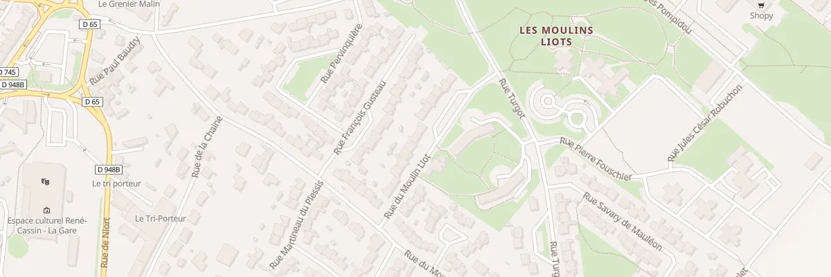 Plan du 15 Rue du moulin liot à Fontenay-le-Comte