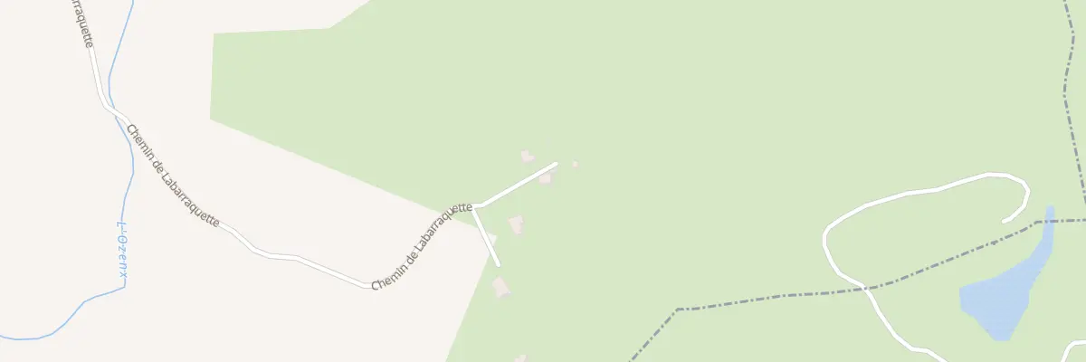 Plan du 2 Che de Labarraquette à Ozenx-Montestrucq