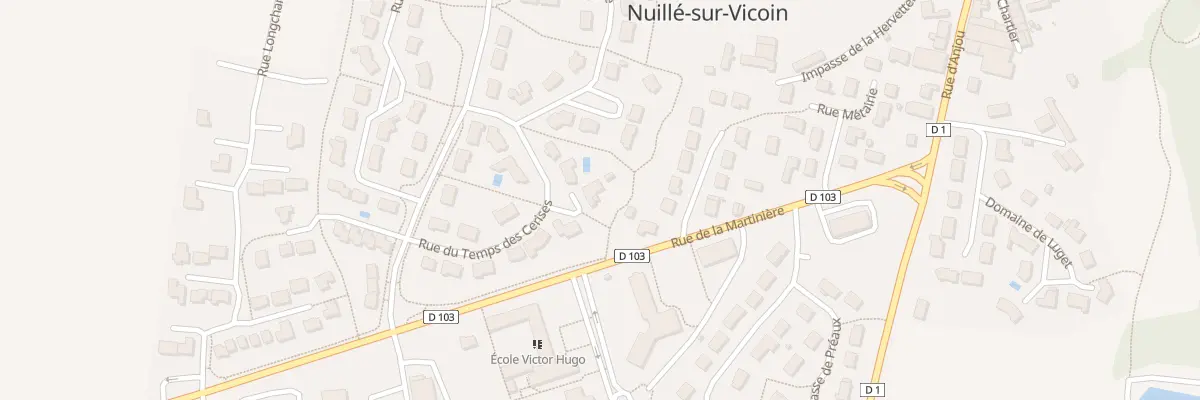 Plan du 13 Rue du Temps des Cerises à Nuillé-sur-Vicoin
