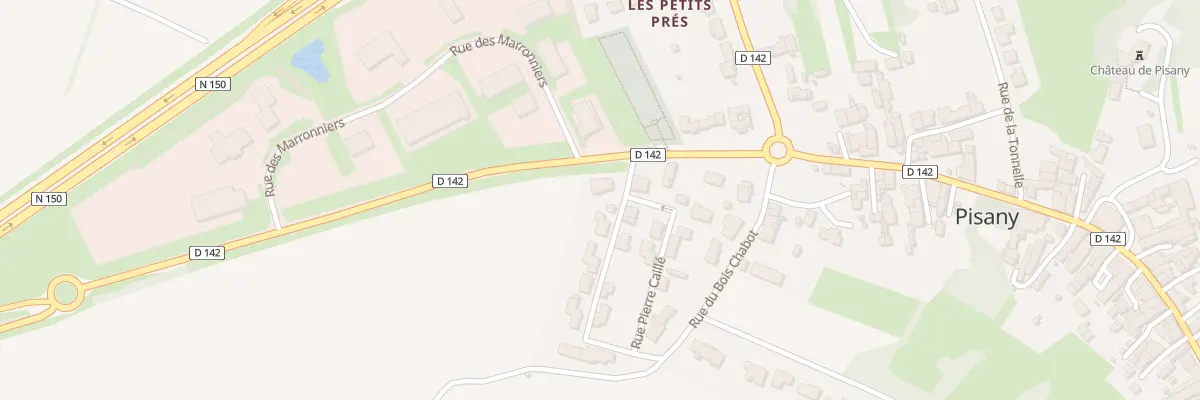 Plan du 1 Rue Pierre Caillé à Pisany