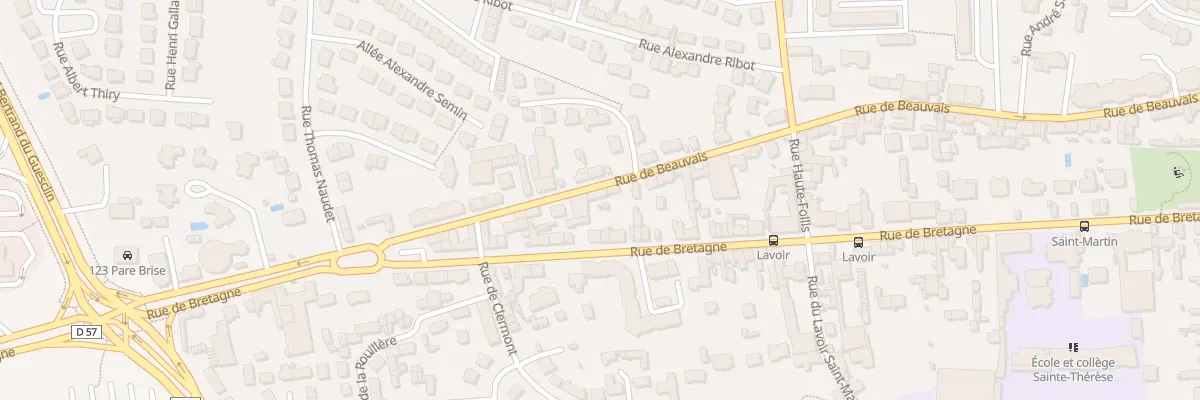 Plan du 107 Rue de Beauvais à Laval