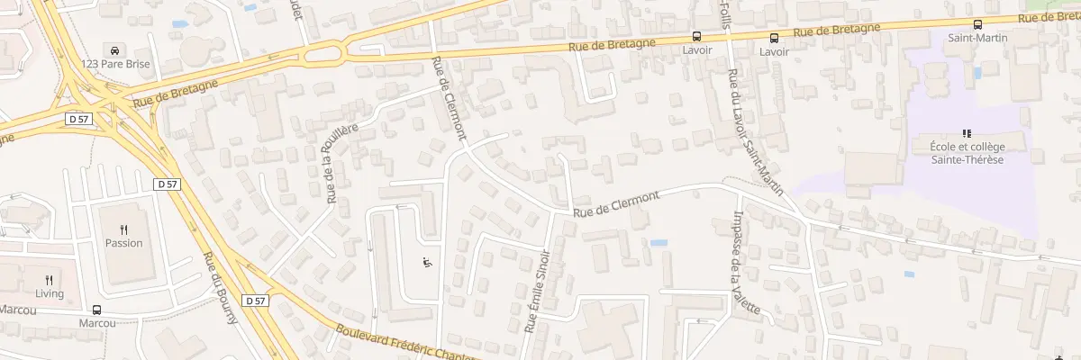 Plan du 104 Rue de Clermont à Laval