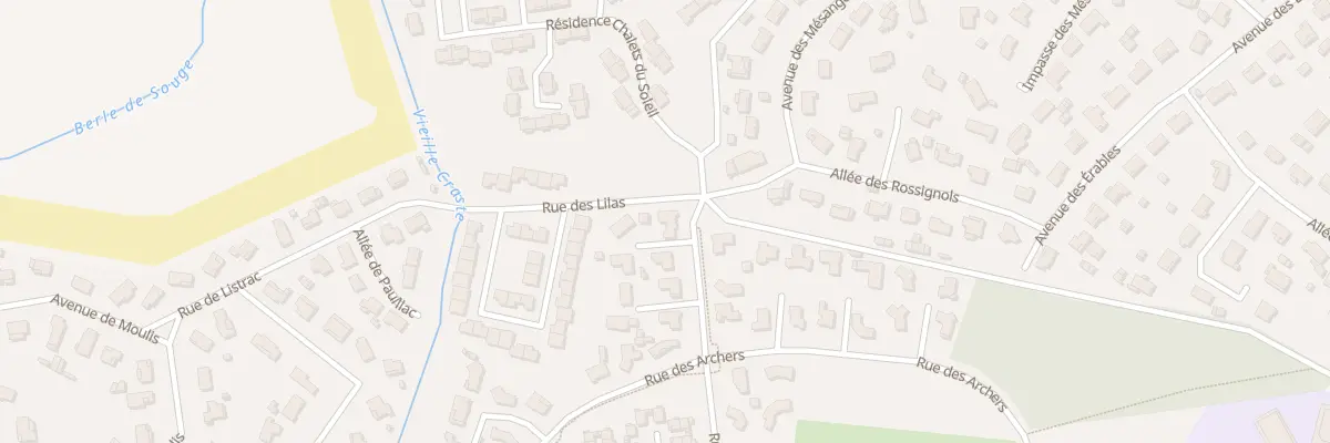 Plan du 2 Rue des Bateleurs à Martignas-sur-Jalle