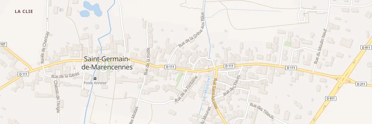 Plan du 46B Rue des Trois Ponts à Saint-Pierre-La-Noue