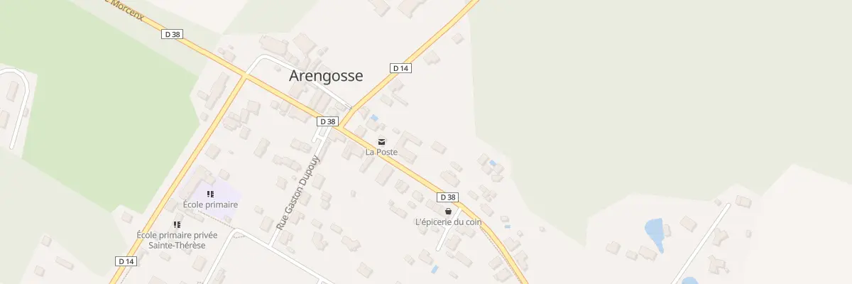Plan du 239 Rte de Mont de Marsan à Arengosse