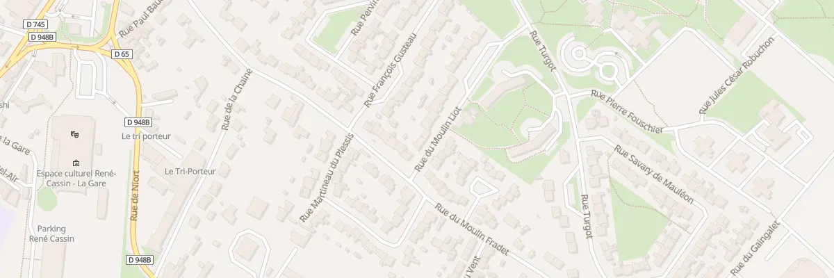 Plan du 3 Rue du moulin liot à Fontenay-le-Comte