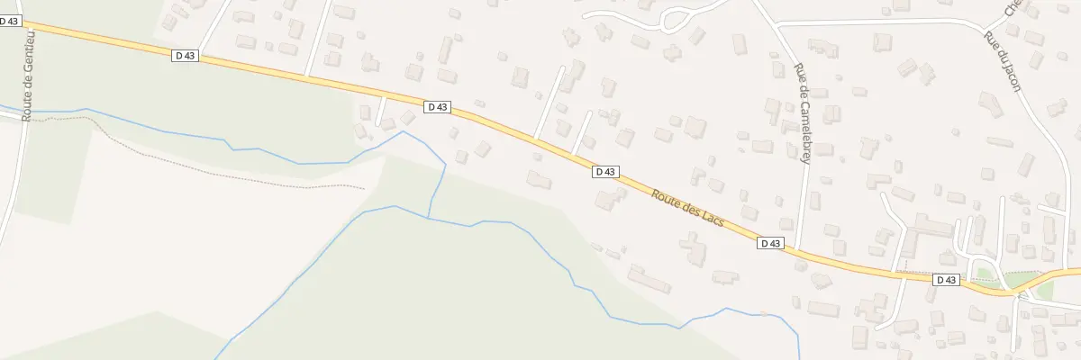 Plan du 805 Rte des Lacs à Pissos