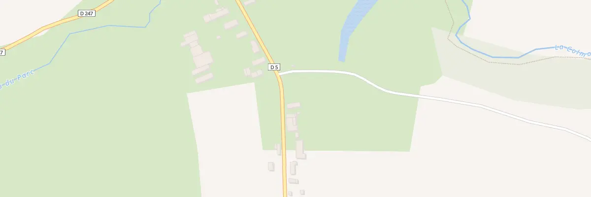 Plan du 23 L’Écluse à Brecé
