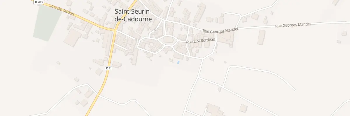 Plan du 4 Rue de la Fontaine à Saint-Seurin-de-Cadourne