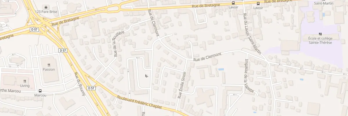 Plan du 109 Rue de Clermont à Laval