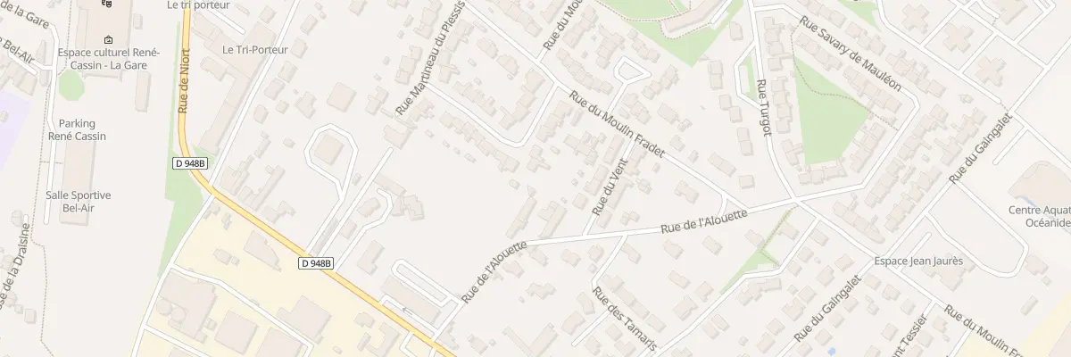 Plan du 36 Rue martineau du plessis à Fontenay-le-Comte