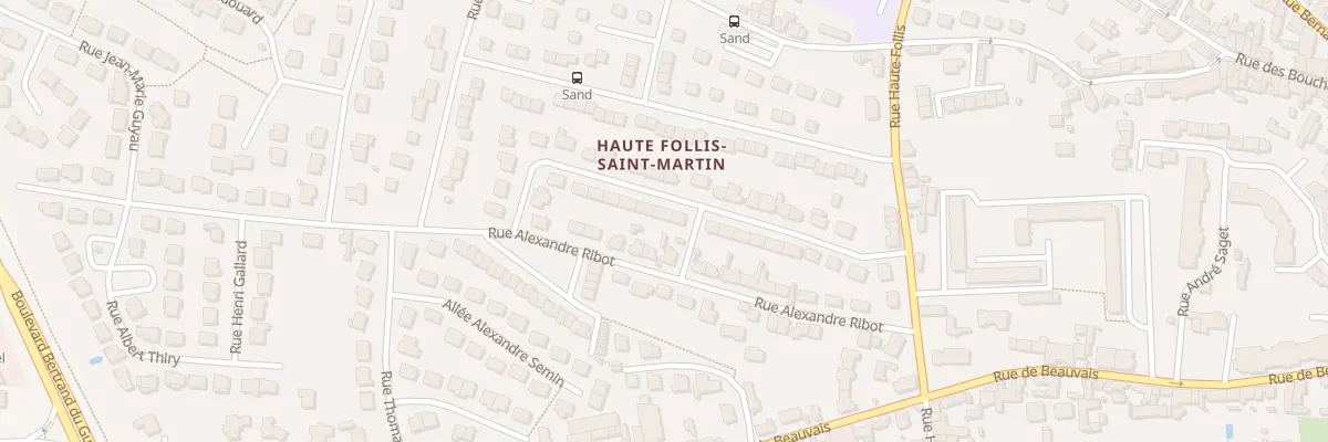 Plan du 33 Rue Adjudant Deslandes à Laval