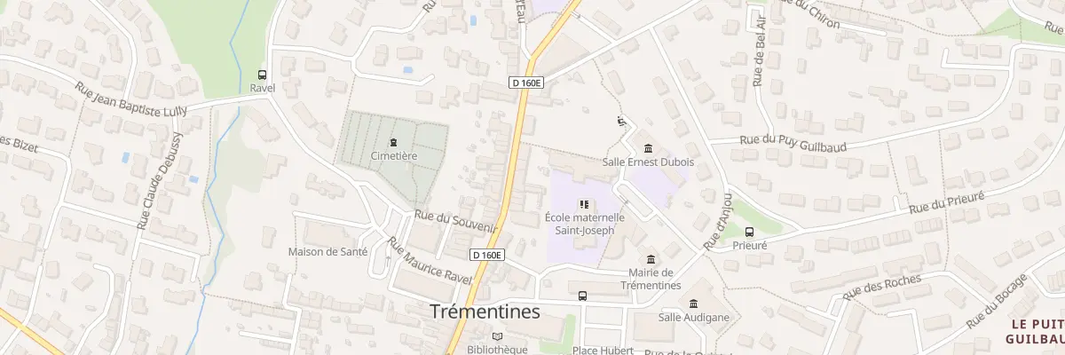 Plan du 23 Rue du Gen de Gaulle à Trémentines