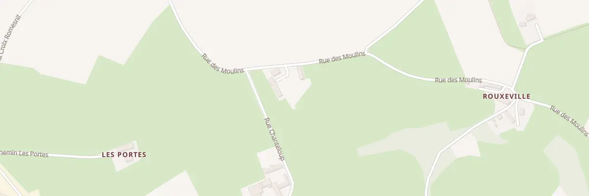 Plan du 2497 Rue des Moulins à Cahagnolles
