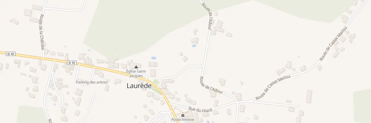 Plan du 81 Rte de l’Adour à Laurède