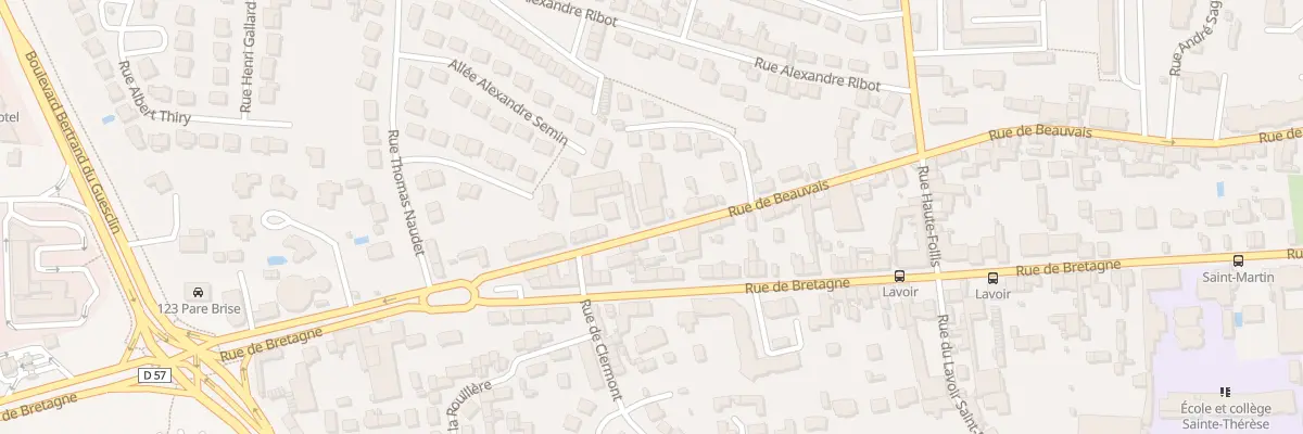 Plan du 118 Rue de Beauvais à Laval