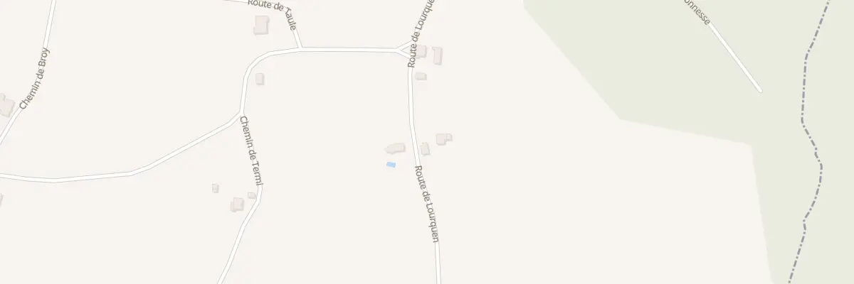 Plan du 747 Rte de Lourquen à Laurède