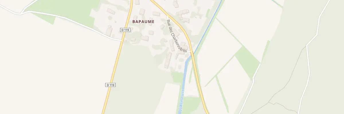 Plan du 1 Imp des Charbonnières à Soulignonne