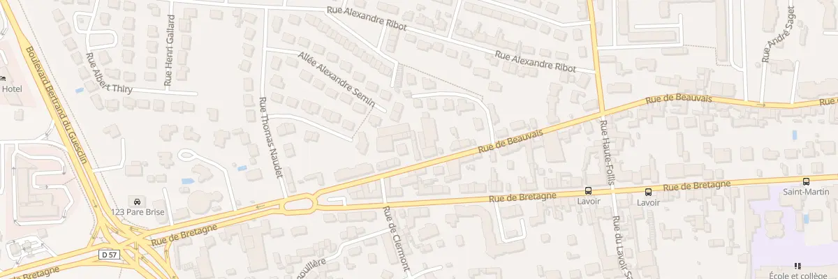 Plan du 120 Rue de Beauvais à Laval