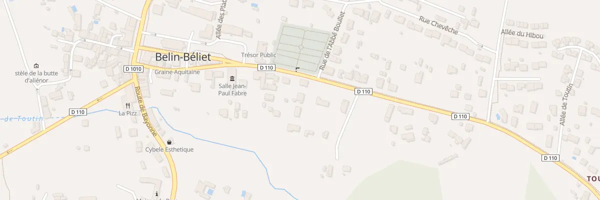 Plan du 27 Rue de l’Abbé Gaillard à Belin-Béliet