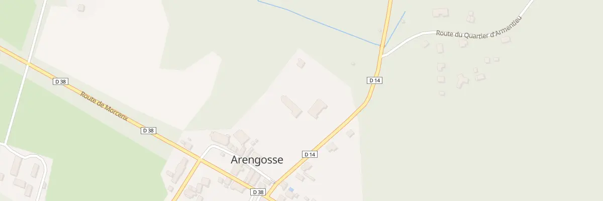 Plan du 183 Rte de Luglon à Arengosse