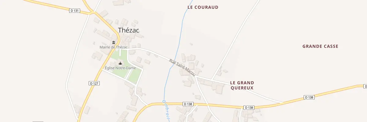 Plan du 7 Rue Saint-Macou à Thézac