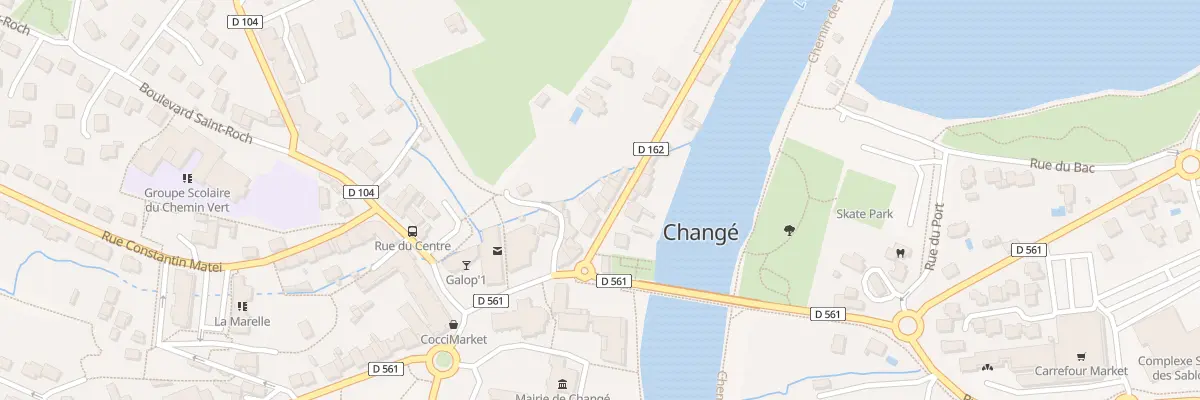 Plan du 7 Rue Berthe Marcou à Changé