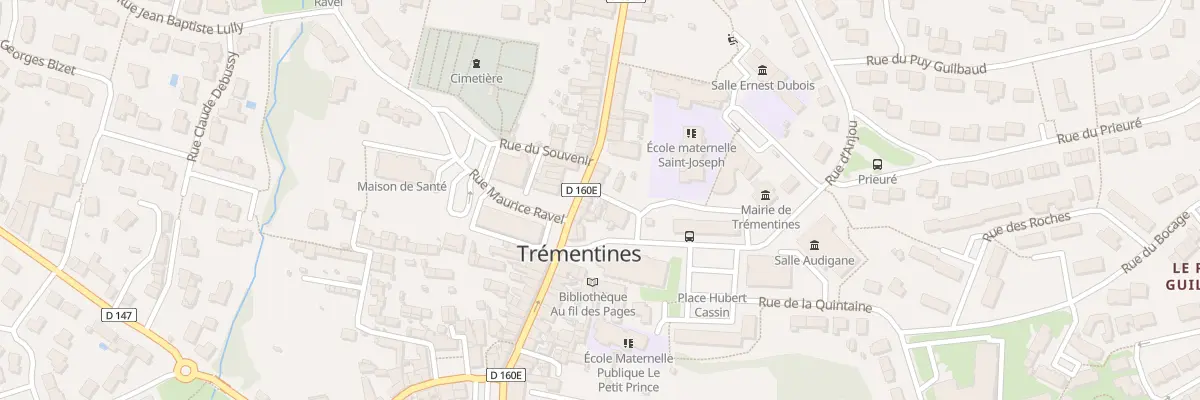 Plan du 43 Rue du Gen de Gaulle à Trémentines