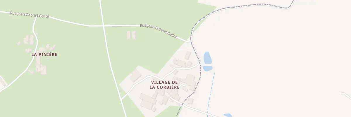 Plan du 5247F La Corbière à Saint-Maurice-le-Girard