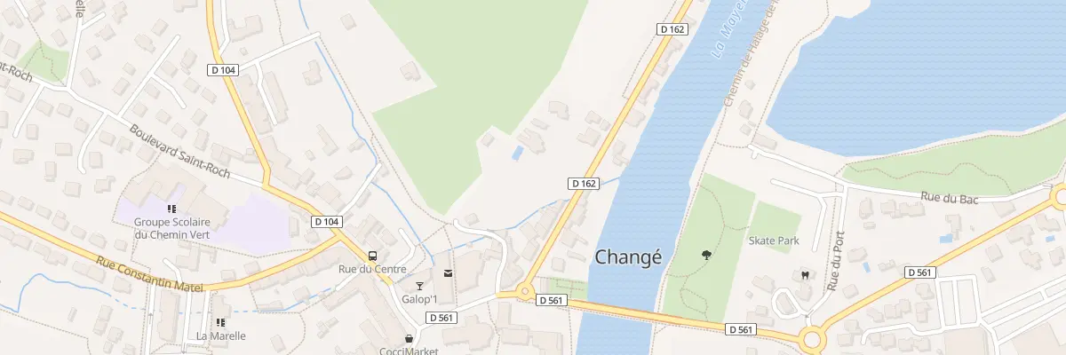 Plan du 17 Rue de St Jean à Changé