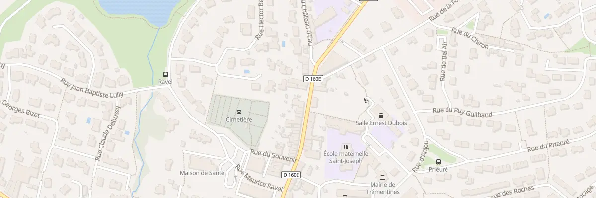 Plan du 20 Rue du Gen de Gaulle à Trémentines