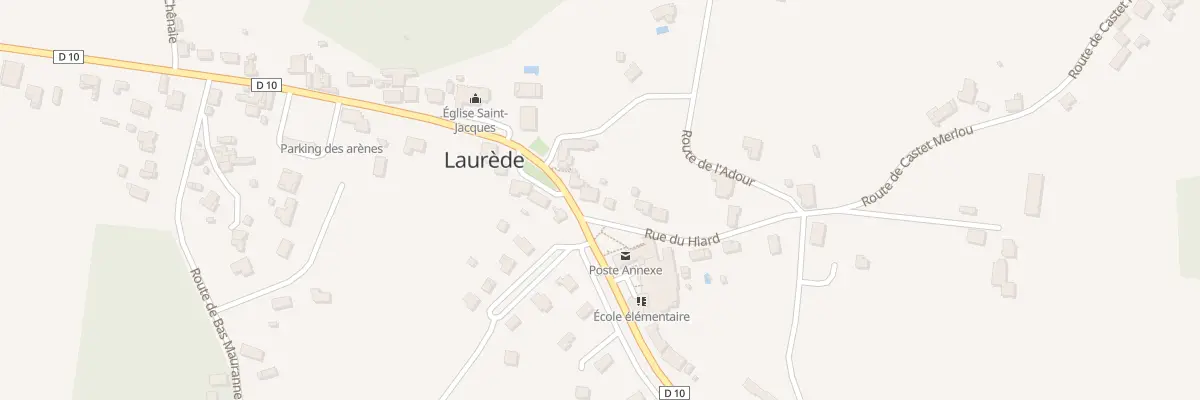 Plan du 5 Rue du Hiard à Laurède