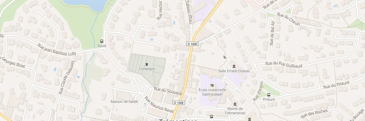 Plan du 22 Rue du Gen de Gaulle à Trémentines