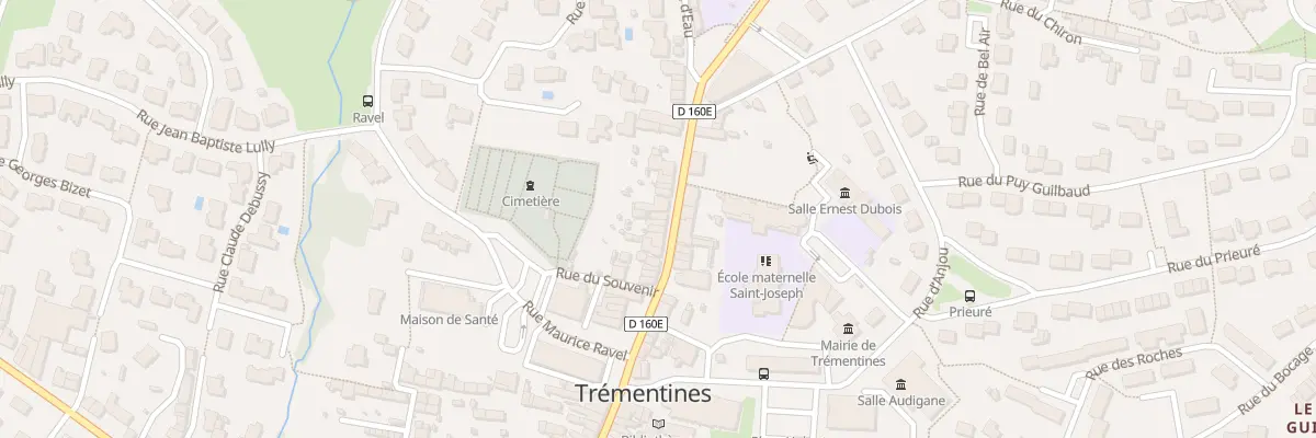 Plan du 34 Rue du Gen de Gaulle à Trémentines