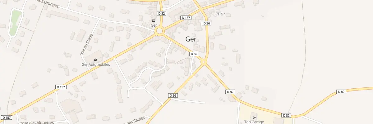 Plan du 8 Rue Basse à Ger