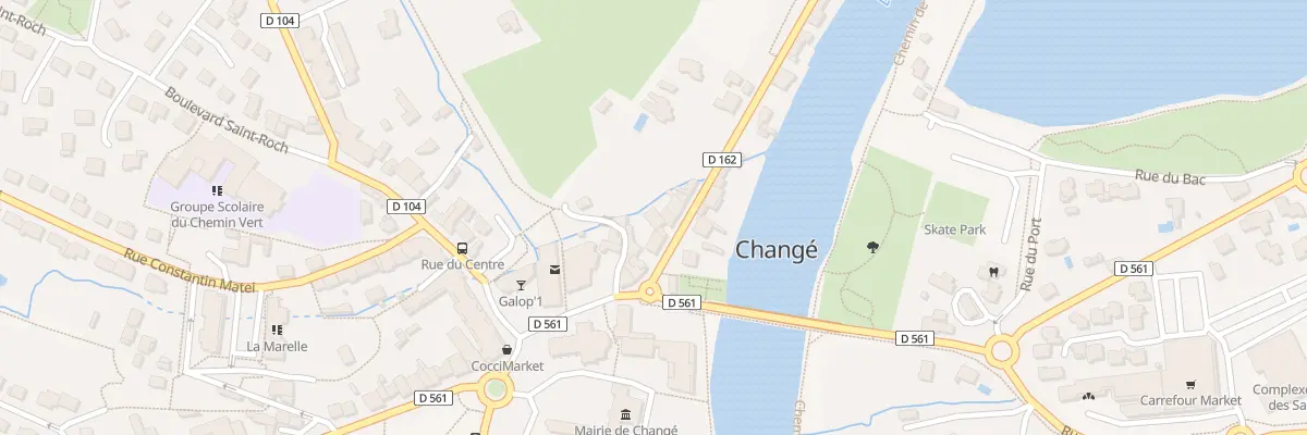 Plan du 5 Rue Berthe Marcou à Changé