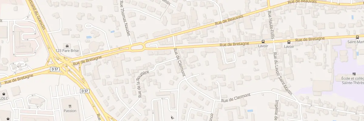 Plan du 134 Rue de Clermont à Laval