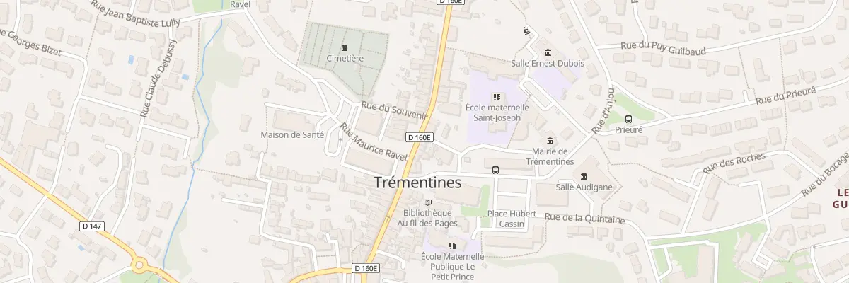 Plan du 41 Rue du Gen de Gaulle à Trémentines