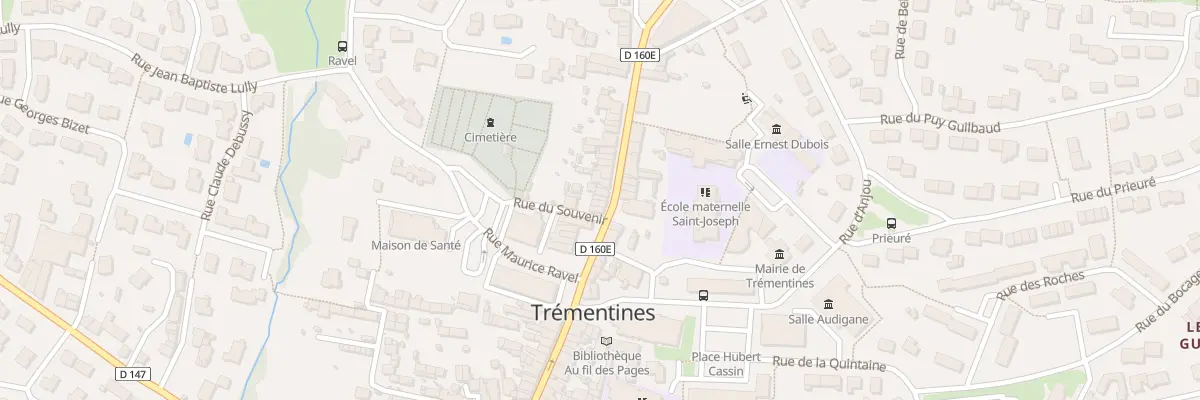 Plan du 46 Rue du Gen de Gaulle à Trémentines