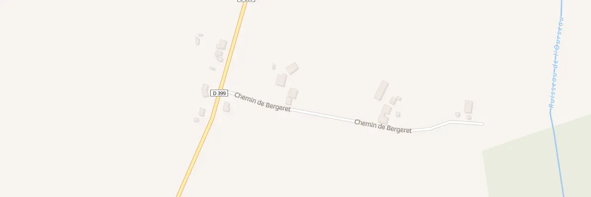Plan du 131 Chem de Bergeret à Arsague
