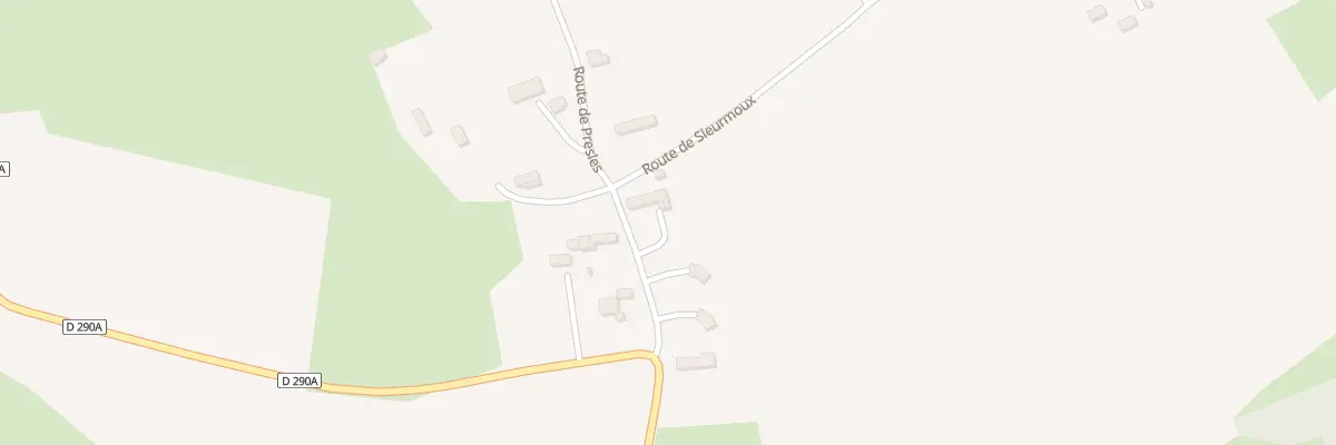 Plan du 13 Rte Presles St Charles Montch à Valdallière