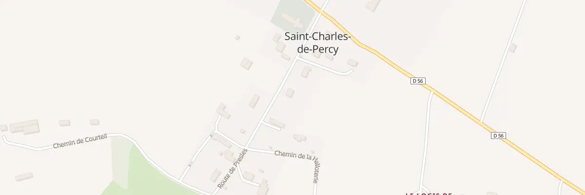 Plan du 15 Av de la Mairie St Charles de à Valdallière